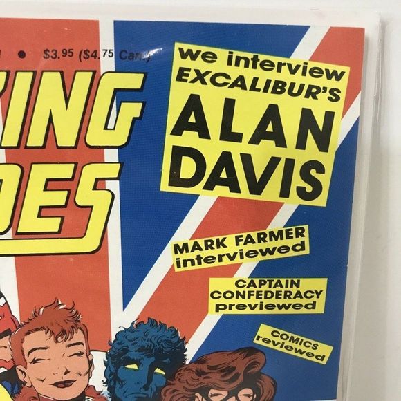 Fantagraphics Amazing Heroes #193 Rare Alan Davis Mark Farmer Comic Magazine - Picture 4 of 9